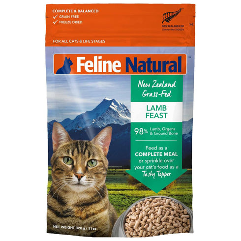Feline Natural Lamb Feast Freeze-Dried Cat Food 11oz - Poudre Pet and Feed Supply